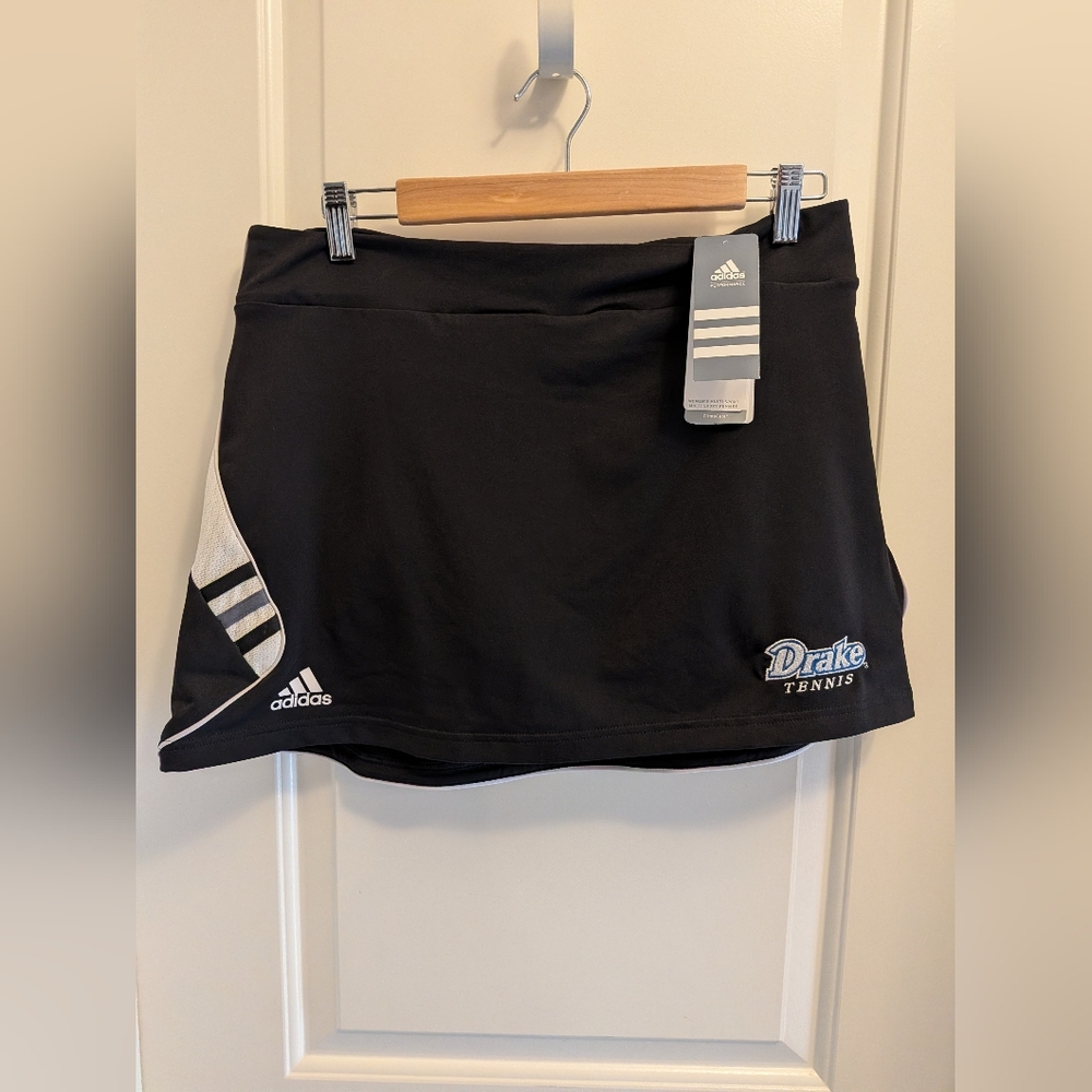 Drake University Bulldogs Tennis Adidas Women's Black Skort Size Large
